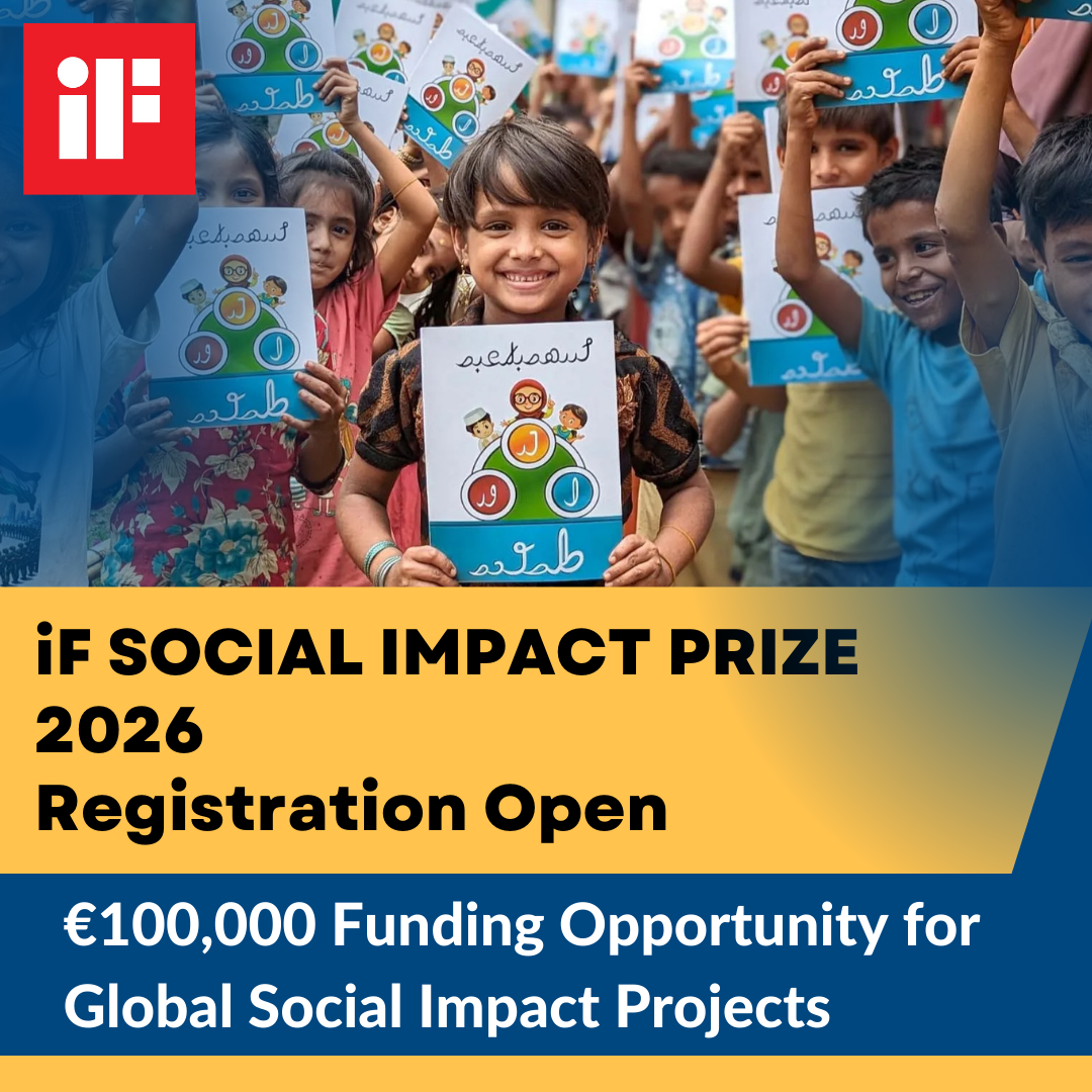 iF SOCIAL IMPACT PRIZE 2026: €100,000 Funding Opportunity for Global Social Impact Projects
