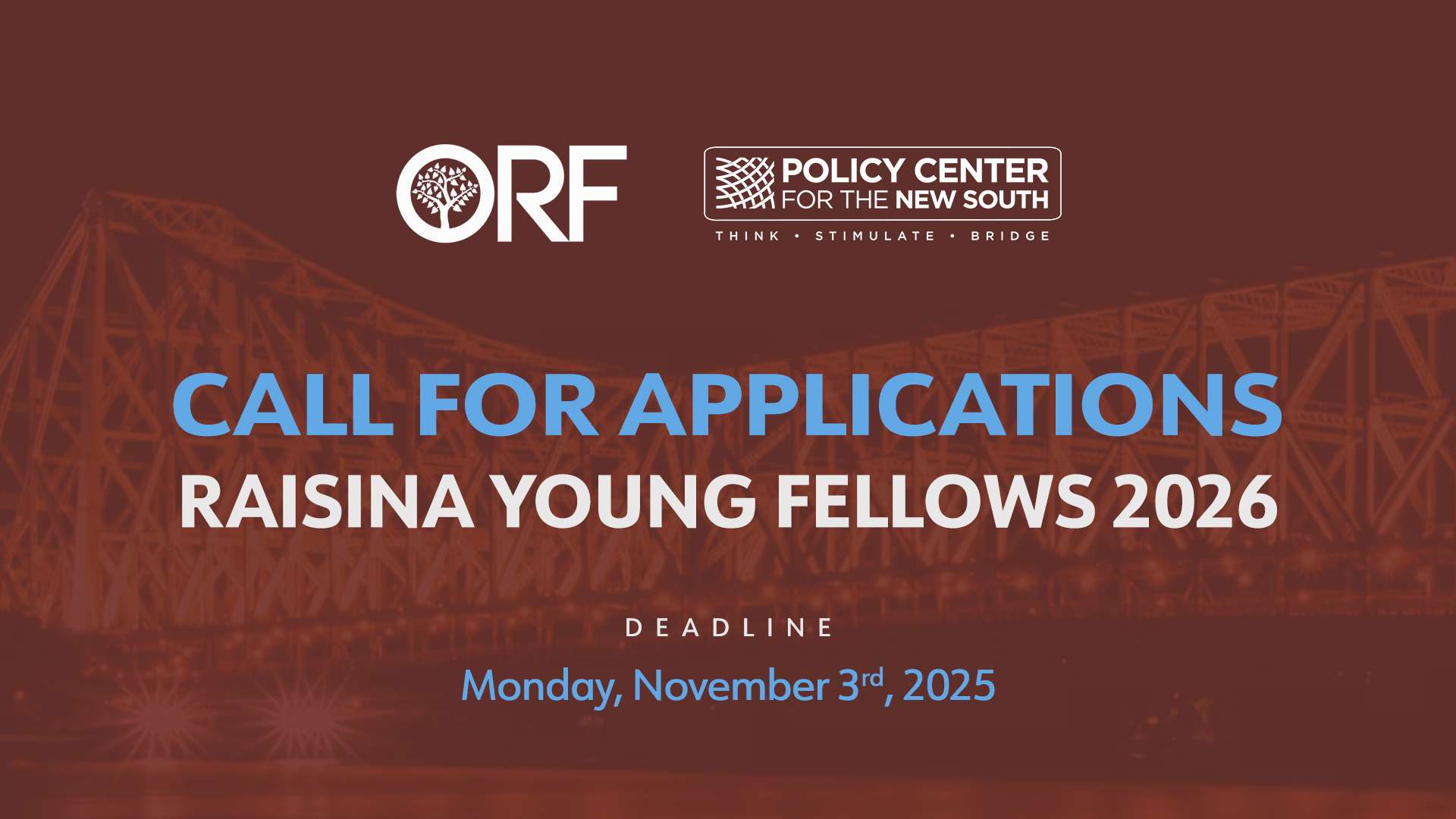 Call for Applications – Raisina Young Fellows 2026