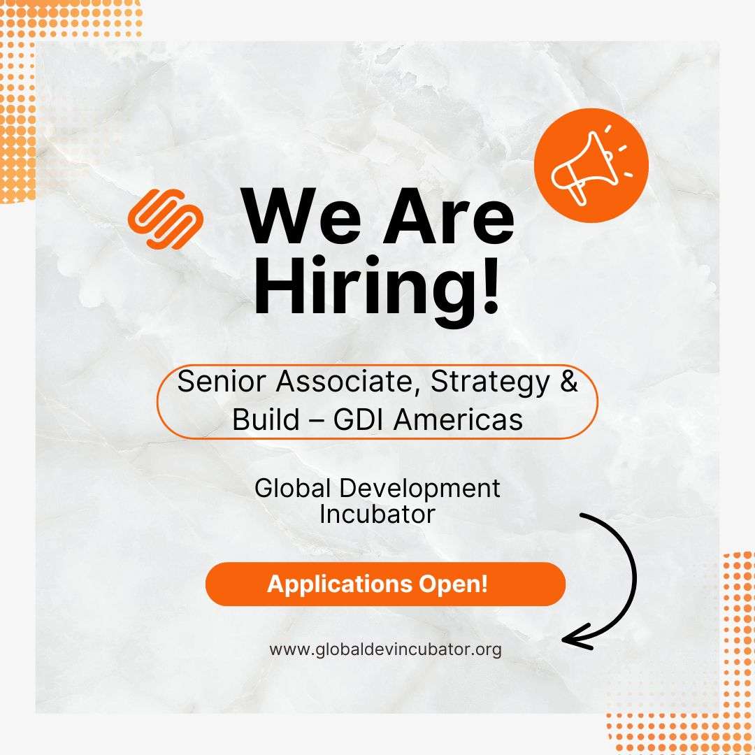 Job Opportunity – GDI Senior Associate – Strategy & Build (Americas) 2026