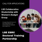 Gender Research Opportunity: LSE–Women’s Budget Group Collaborative Studentship 2026