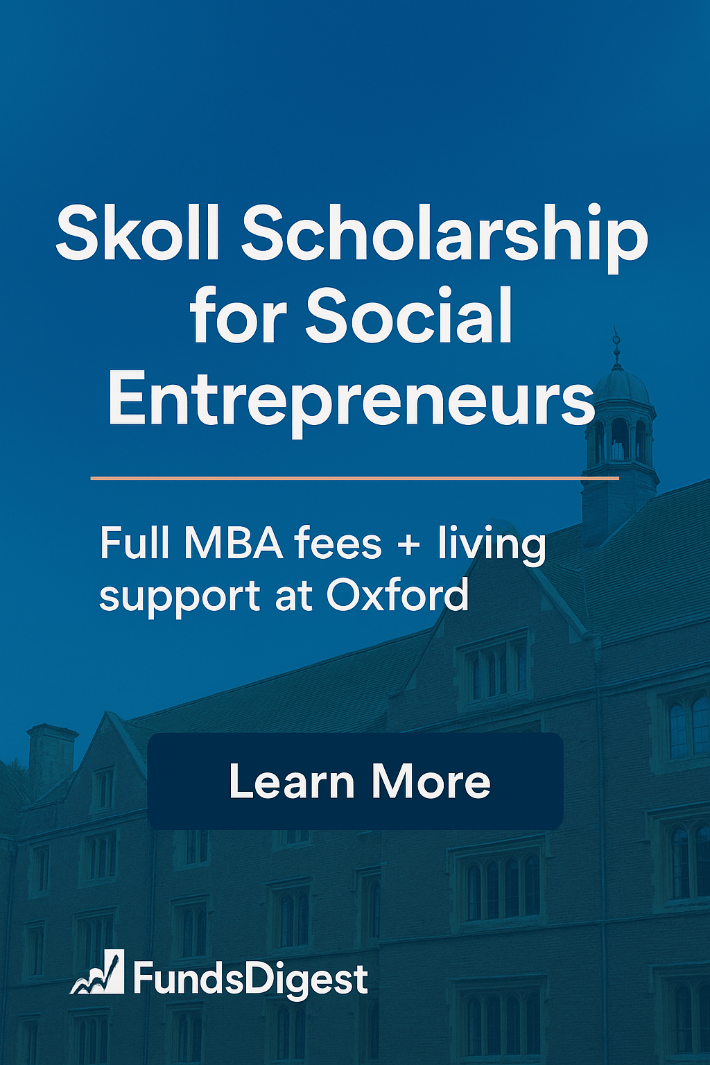 The Skoll Scholarship for Social Entrepreneurs at Oxford