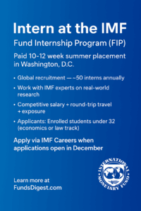 Unlock a Global Internship Opportunity at the IMF