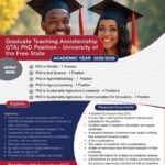 Agriculture PhD Opportunity: Graduate Teaching Assistantship (GTA) at the University of the Free State 2025