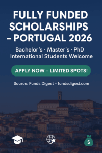 Fully Funded Scholarships – Portugal 2026