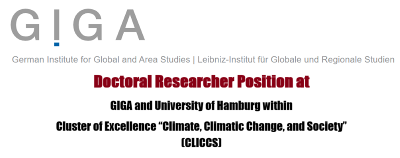 GIGA Doctoral Researcher Position