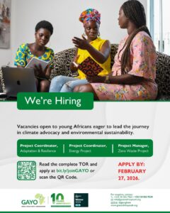 About Us 7 Join Our Team at Green Africa Youth Organization (GAYO)