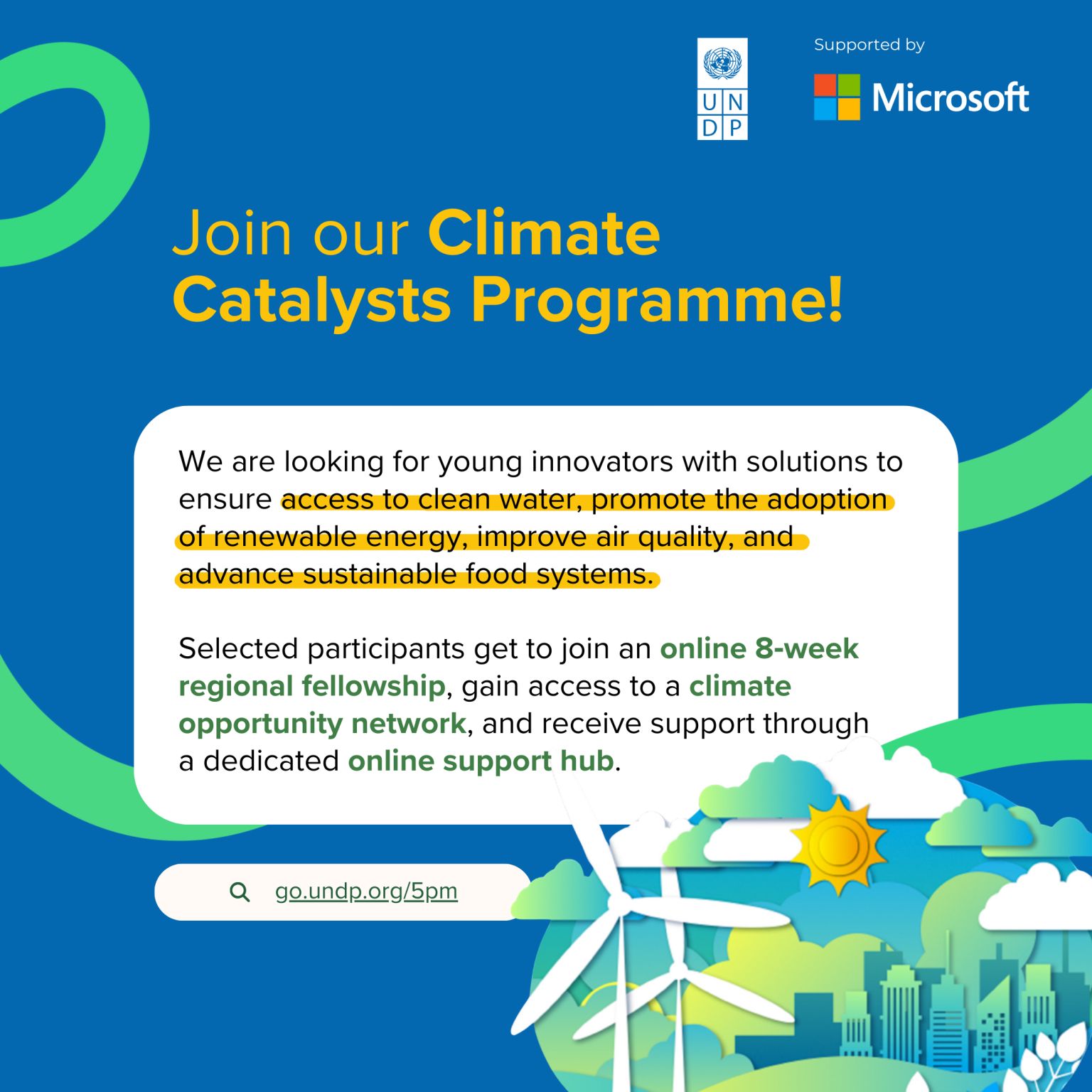 UNDP Climate Catalysts Programme 2026 – Applications Now Open